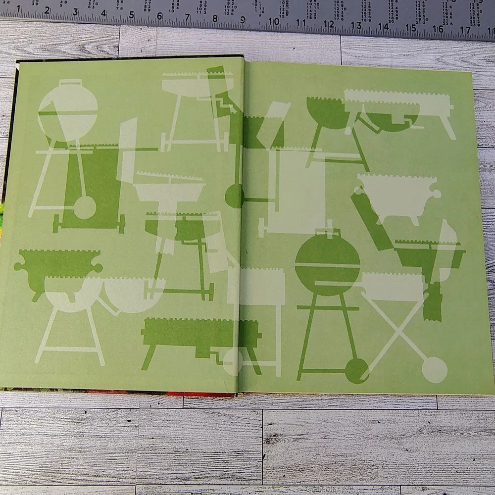 Better Homes and Gardens Barbecue Book Cookbook 1967 2nd Print HC VERY GOOD‎